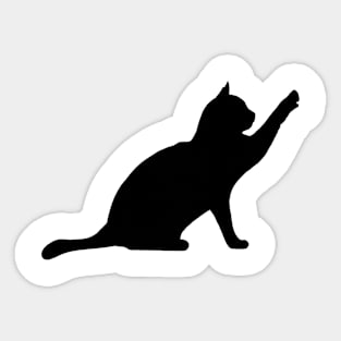 Funny Black Cat - Cat Lover Sticker